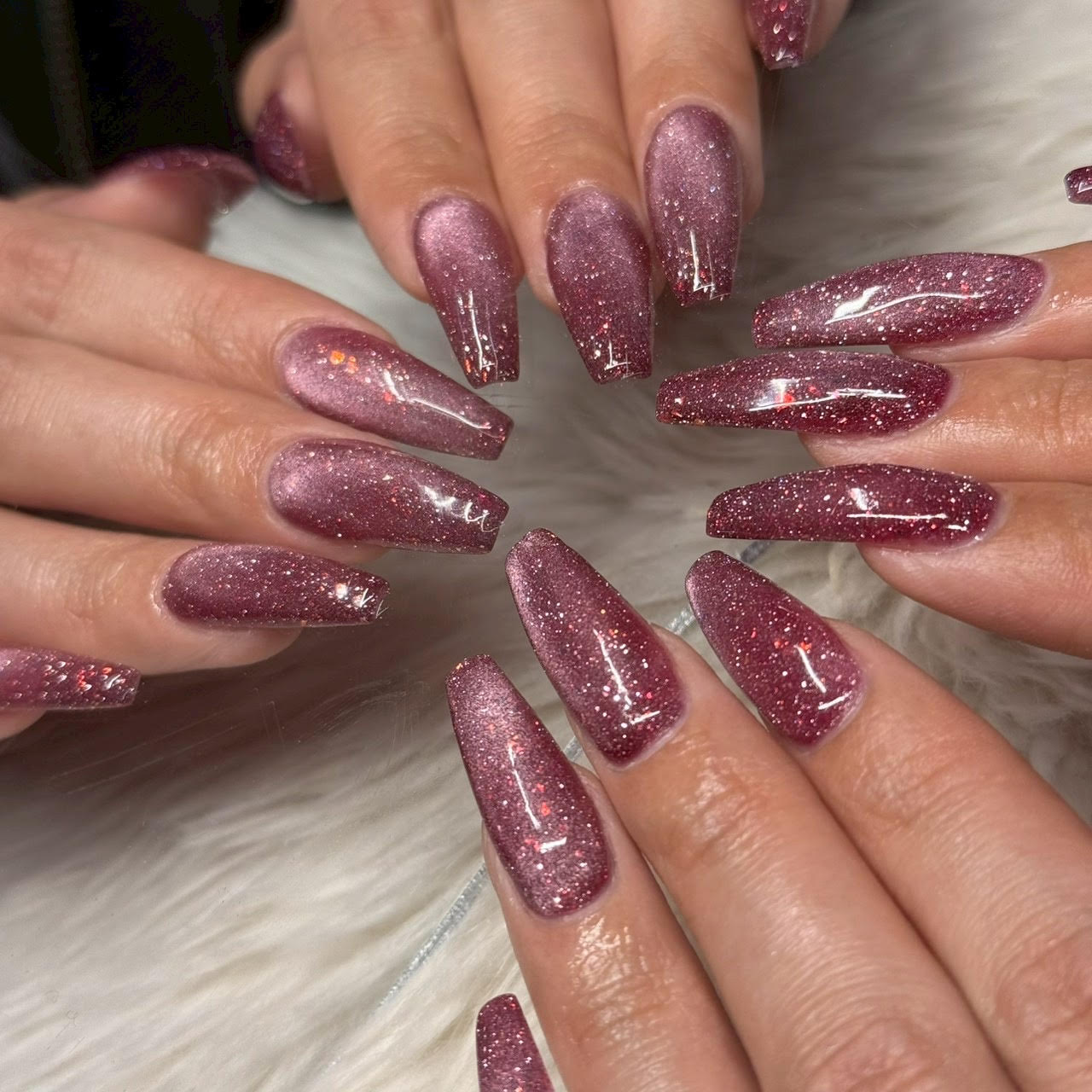 Gel Tip Extention with Mirror or Cat Eye