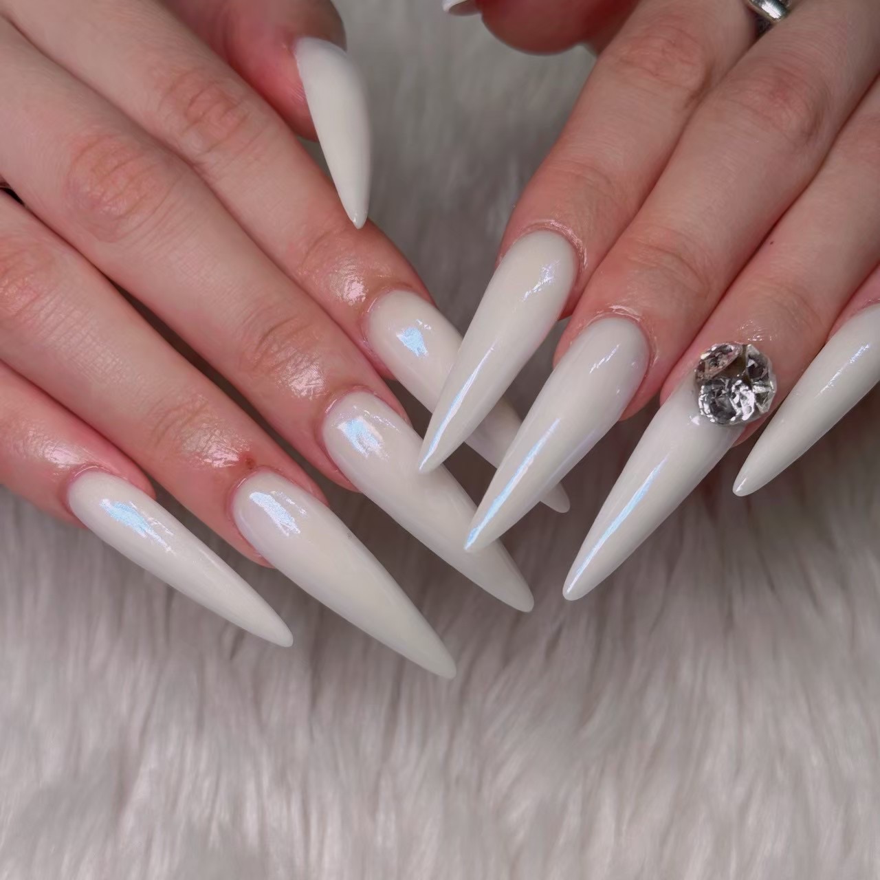 Acrylic Extention with Mirror or Cat Eye
